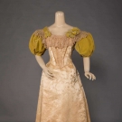 TRAINED EVENING GOWN, PARIS, 1897
