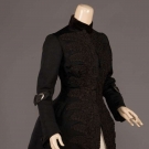 WORTH MOURNING BODICE, PARIS, 1880s