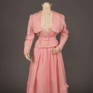 CHAMBRAY AFTERNOON DRESS, AMERICA, c. 1908
