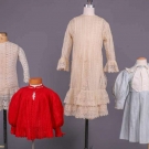 FOUR CHILDRENS GARMENTS, 1880-1890s
