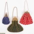 THREE BEADED BAGS WITH ORNATE FRAMES, CZECHOSLOVAKIA, 1910-1920