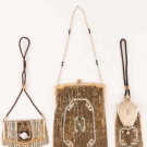 THREE MATCHING WHITING &amp; DAVIS MESH BAGS, AMERICA, 1910s