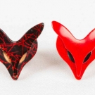 NINE LEA STEIN RENARD FOX &amp; BACCHUS THE CAT BROOCHES, PARIS