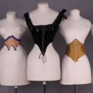 FOUR CORSELETS &amp; ONE BODICE, 1850-1860s