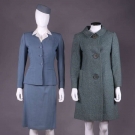 TWA AIRLINE UNIFORM &amp; BALMAIN OVERCOAT, AMERICA, 1940-1950s