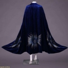 TWO SILK VELVET EVENING WRAPS, 1910s &amp; 1930s
