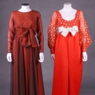 TWO GEOFFREY BEENE EVENING GOWNS, NEW YORK, 1970-1980s
