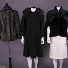 THREE FUR COATS, AMERICA, 1940-1950s