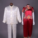 TWO SILK PAJAMAS, AMERICA &amp; CHINA, 1930s &amp; 1950s
