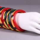 SHULTZ 9/11 COMMEMORATIVE BANGLES, AMERICA, MODERN