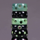 SIX BRUCE PANTTI DOT MOTIF BANGLES, AMERICA, MODERN