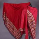 TWO SILK SHAWLS, TURKMENISTAN, 1920s
