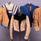 COLLECTION OF ASSORTED BODICES, 1850-1900s