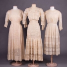 THREE TEA DRESSES, EARLY 1910s