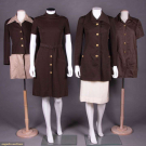 VALENTINO FOR TWA FLIGHT ATTENDANT ENSEMBLES, AMERICA, c. 1971