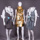 SET OF TWA PAPER DRESSES, AMERICA, 1968