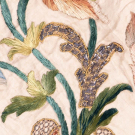 LATE BAROQUE EMBROIDERED FURNISHING SILK FRAGMENTS, ITALY, 1700-1725