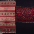 TWO WOOL RUGS, UZBEKISTAN, EARLY- MID 20TH C