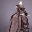 SILK MOIRÉ DINNER GOWN, 1869-1870