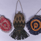 THREE BEADED FRAMED PURSES, CONTINENTAL, 1880- 1915