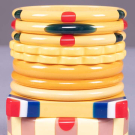 SHULTZ 9-11 COMMEMORATIVE &amp; VINTAGE BANGLES, AMERICA