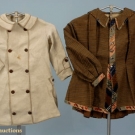 2 TODDLERS' COATS, MID-LATE 19th C