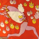 PETER MAX PRINTED PSYCHEDELIC SCARF, 1967