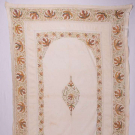 EMBROIDERED TABLE COVERING, EARLY 20TH C