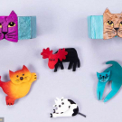 SIX PAVONE GALALITH BROOCHES &amp; BRACELETS, FRANCE, MODERN