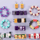 GENEROUS LOT MAHJONG &amp; DICE GAME JEWELRY