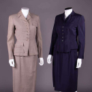 TWO IRENE SKIRT SUITS, AMERICA, 1947-1952