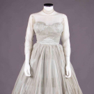 UNLABELED COUTURE COCKTAIL DRESS, 1950s