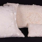 FOUR BOBBIN LACE OR IRISH CROCHET PILLOWS, EARLY 20TH C