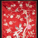 FINE EMBROIDERED SILK PANEL, CHINA, c. 1900