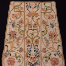 SILK FLOSS &amp; METALLIC EMBROIDERED CHASUBLE PANEL, PORTUGAL, 1700-1720