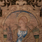 GOLD &amp; SILK EMBROIDERED ORPHREY PANEL, SPAIN, c. 1560