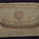 DECORATED PERSONAL ENVELOPE POUCH, CONTINENTAL, LATE 18TH C