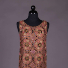 A FINE ENCRUSTED GOLD LAMÈ EVENING DRESS, EARLY 1920s