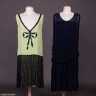 TWO PARTY DRESSES, 1920s