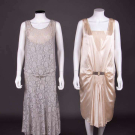 TWO EVENING DRESSES, MID-LATE 1920s