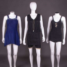 THREE KNIT BATHING SUITS, AMERICA, 1920-1930s