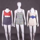 TWO BATHING SUITS &amp; ONE MINI DRESS, AMERICA, 1950-1960s