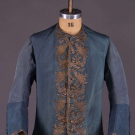 RAPPORT EMBROIDERED SLEEVED WAISTCOAT, 1740-1750s