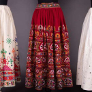 THREE EMBROIDERED SKIRTS, INDIA, MID 20TH C