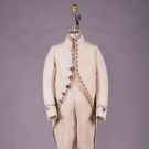 MACARONI STYLE FANCY DRESS, LATE 18TH C