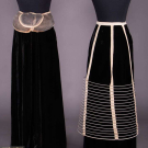 ONE BUSTLE PAD &amp; ONE CRINOLINE CAGE, 1880s