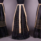 THREE CRINOLINE CAGES, 1870-1880s