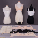 EIGHT FOUNDATION GARMENTS, 1910-1940s