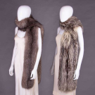 TWO FOX FUR STOLES, AMERICA, c. 1970 &amp; 1985