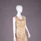 PRINTED CREPE CHIFFON AFTERNOON DRESS, 1930s
